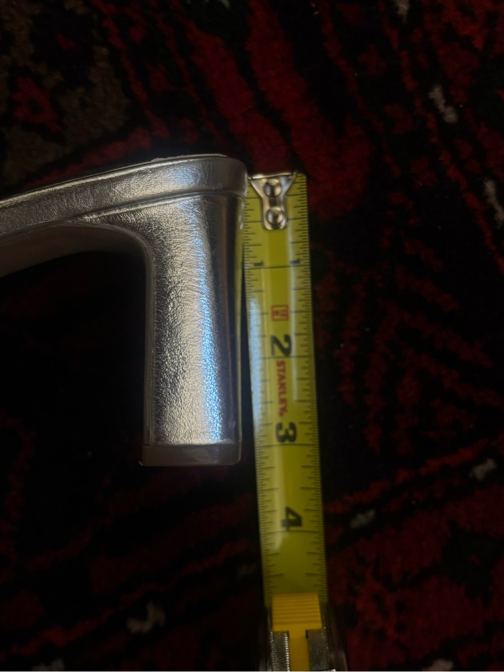 Primark Metallic Silver Mules - Picture 3 of 3
